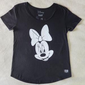 Disney by NEFF Minnie Mouse Womens T Shirt size Medium Preowned Great Condition